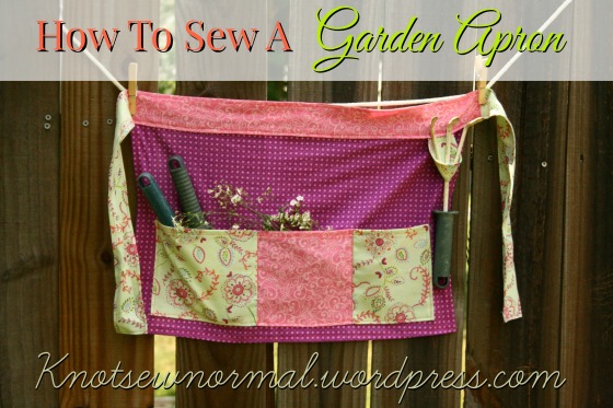 How To Sew An Apron - A Gardening Apron Tutorial by Knot Sew Normal