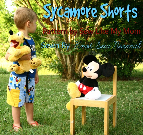 Sycamore Shorts - Pattern by Sew Like My Mom; Sewn By Knot Sew Normal