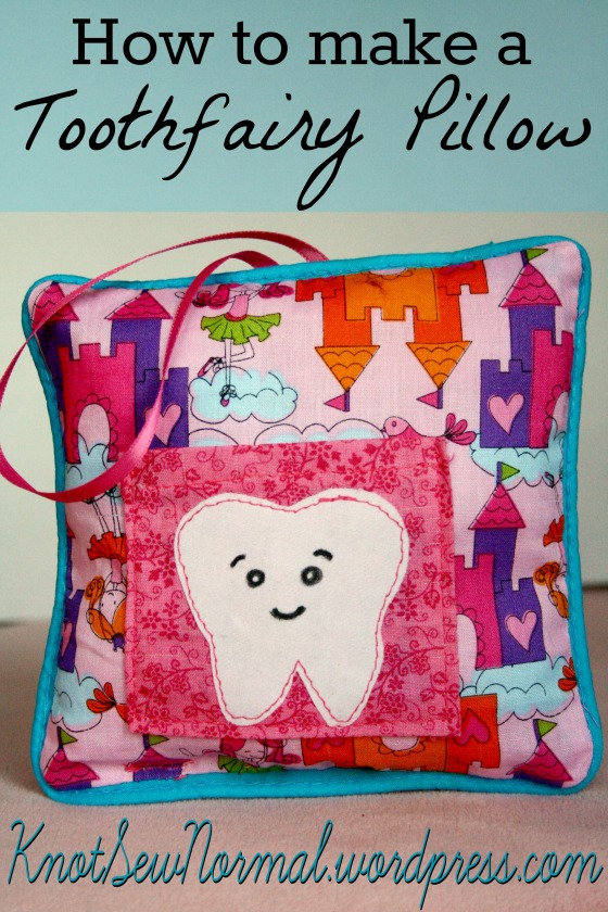 Toothfairy Pillow Tutorial by Knot Sew Normal